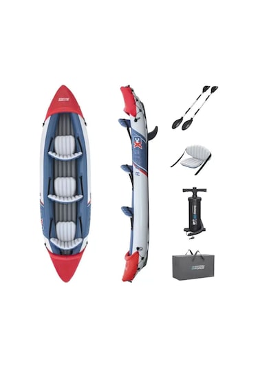 Bestway 65132 Rapid X3 Hydroforce 3 Kişilik Şişme Kano 381x100cm
