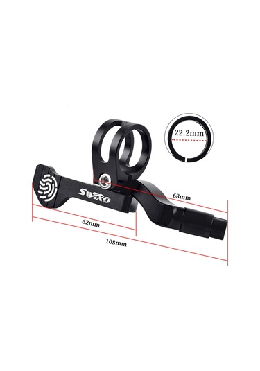 Yaozixa Alüminyum Cnc Kesimli Bisiklet Konik Koltuk Hizalama Kontrolü - 22.2mm Çap Gövdeye Uyumlu Siyah Vites Açıcı Çok Renkli