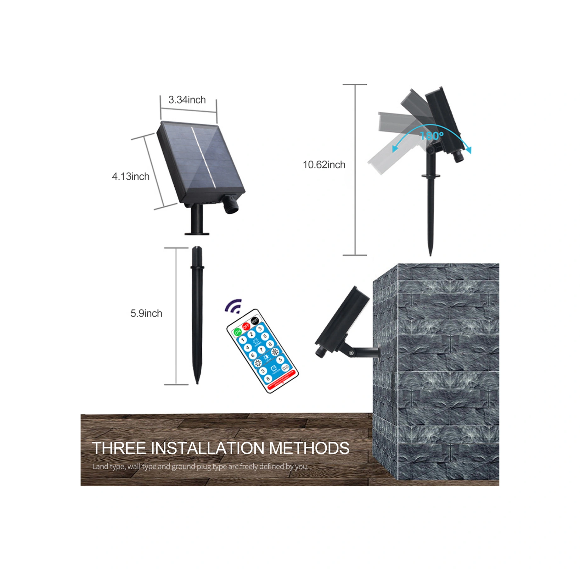 Xindoker 7m Uzunlukta 50 Led Renkli Güneş Enerjili Işık Zinciri, Uzaktan Kumandalı, 8 Mod, Ip65 Su Geçirmez, 1200mah Li-ion Pil, Dış Mekan Dekorasyonu Çok Renkli