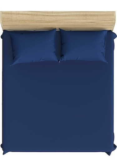 Pamuklu Lacivert 200X200+2*(50X70) Battal Boy Lastikli Çarşaf Tak