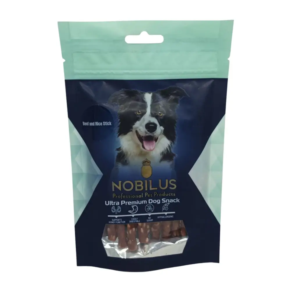 Nobılus Sığır Eti Ve Pirinçli Köpek Ödül Çubuğu 80gr