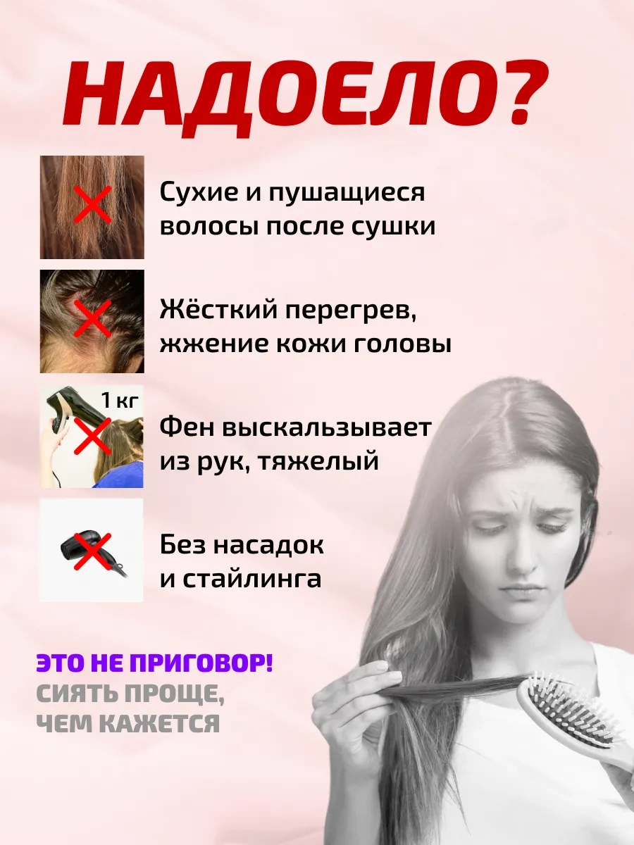 Femora 5'te 1 Güçlü Profesyonel İyonlu Saç Fönü 461119441