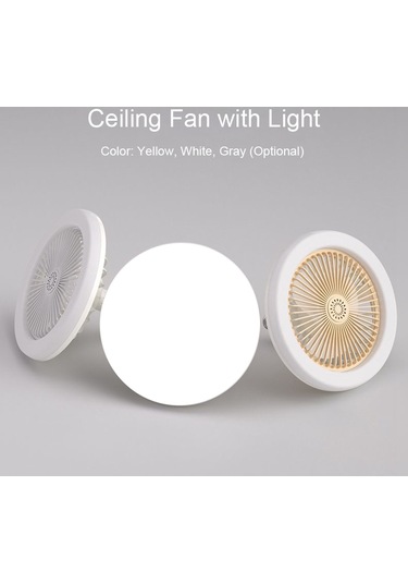 Hallow LMH00007W 2'si 1 Arada Düşük Profilli Modern Tavan Vantilatörü