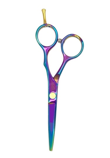 Rainbow Düz Uçlu Tek Vidalı Saç Kesim Makası 5.5 İnç Xlq576