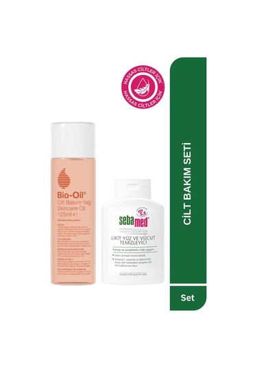Bio-Oil Çatlak Karşıtı & Leke Karşıtı Bakım Yağı 125 ML + Sebamed Temizleme Jeli 200 ML