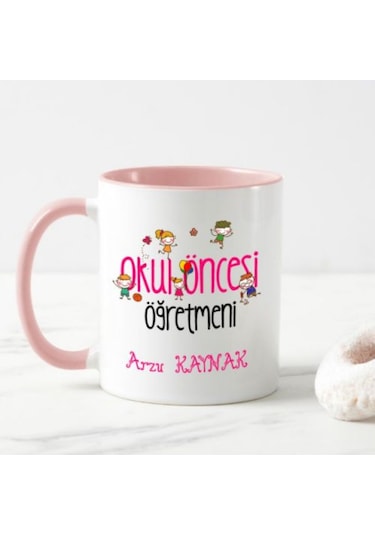 Kişiye Özel Okul Öncesi Öğretmeni Kupa Bardak Ha24