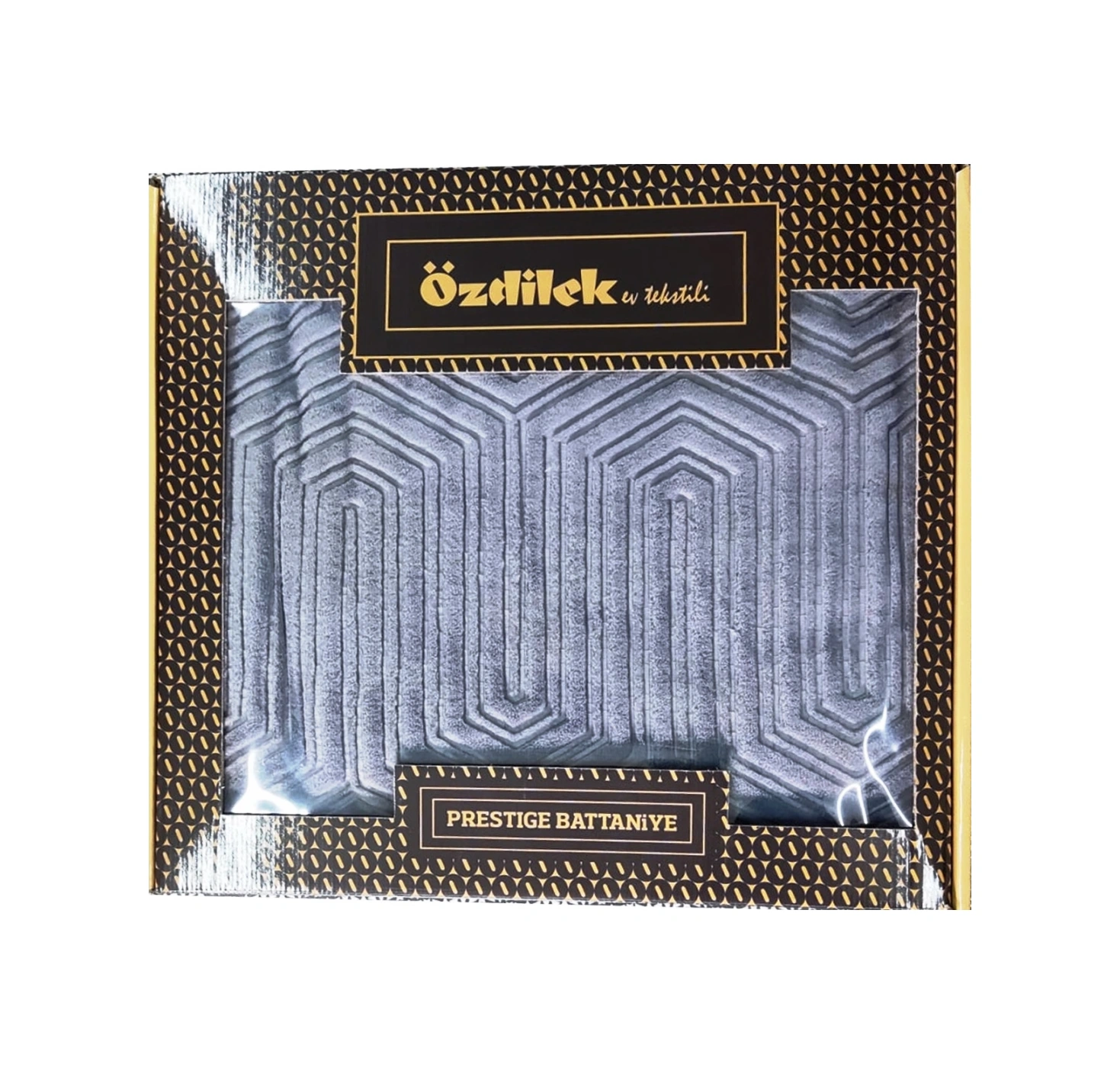 Özdilek Prestige Kalın Embos Tek Kişilik Battaniye 155x220 -gri Gri