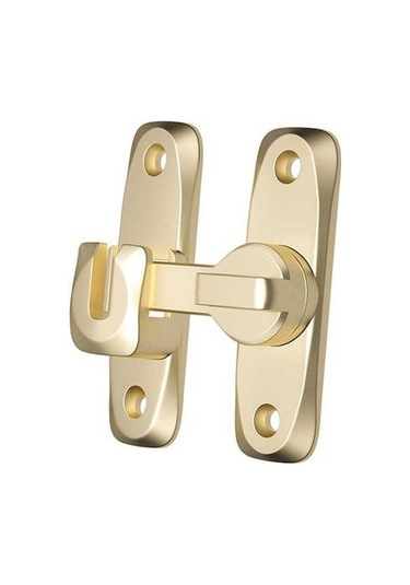 Besthome1 Suntek Ahır Kapı Kilidi Mandalı, Parlak Altın Donanım