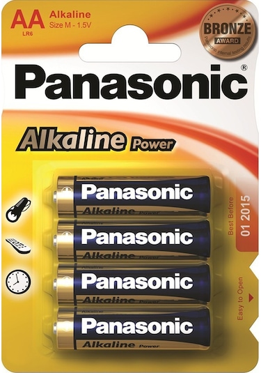 Panasonic LR06 Alkalin Power AA Kalem Pil 4'lü