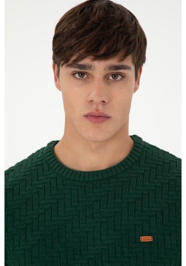 U.s. Polo Assn. Erkek Koyu Yeşil Kazak /triko 50297050-vr079 Koyu Yesıl Koyu Yeşil