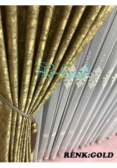 Fon Perde Wave Desen 25 Farklı Renk 1. Sınıf Kumaş
