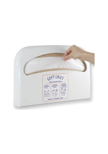 Palex Klozet Kapak Örtüsü Dispenseri Şeffaf Mavi