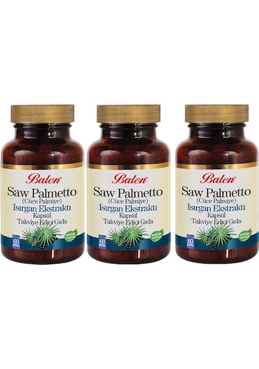 Balen Saw Palmetto Cüce Palmiye Isırgan Ekstratı Kapsül 60'Lı