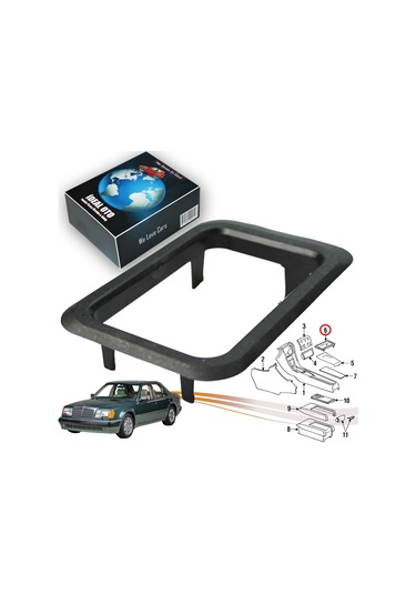 Mercedes E W124 İçin Vites Kol Çerçevesi 124 2670288 Siyah