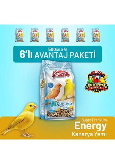 Kanarya Yemi 500 G - 6 Adet