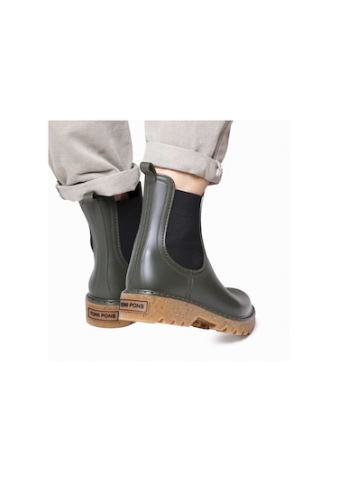 Khakı Yağmur Botu Kadın Diğer Cali Toni Pons Rain Ankle Boot İn K Haki