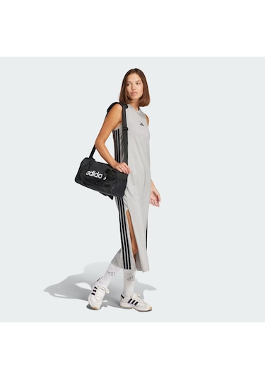 Black/black/whıte Adidas Günlük Çanta Linear Duff Xs Je8347 Siyah