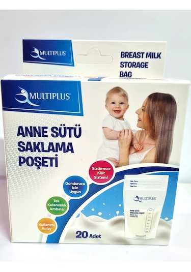 Anne Sütü Saklama Poşeti, Süt Saklama Poşeti 20 Adet