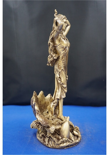 Afrodit Heykel Biblo - 27 Cm Ev Ofis Dekoratif Hediyelik Aksesuar Dekor Altın