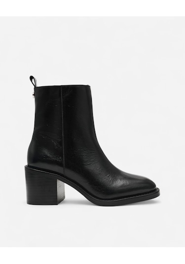 Steve Madden Slender Black Leat Kadın Siyah Topuklu Bot Slender Steve Madden Slender Black Leat Kadın Siyah Topuklu Bot Slender