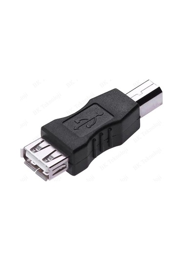 USB-B Printer Erkek to USB-A Dişi Adaptör