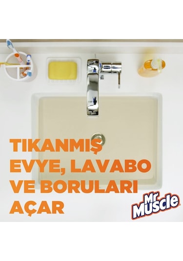 Mr. Muscle Granül Lavabo Açıcı 2 x 50 G