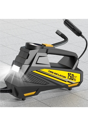 Jialan Kablolu Taşınabilir Araba Hava Pompası Yükseltilmiş 12v