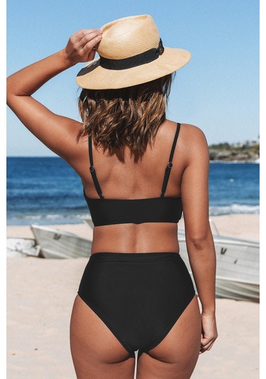 Angelsin Yüksek Bel Bikini Altı Fuşya