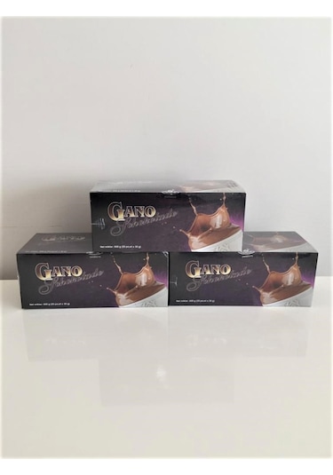 Gano Schokolade 3 İn 1 Kakaolu ve Ganoderma Mantarlı İçecek 3'lü 20 x 30 G