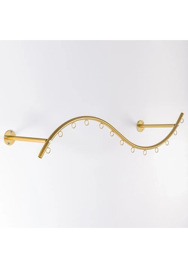 Hypnos Gold Metal Duvara Monte Askılık Gold