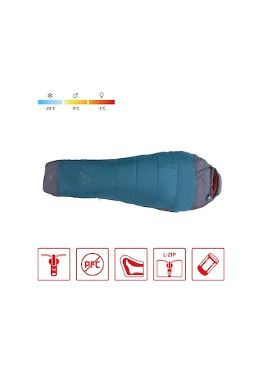 Robens Spire Iıı -28 C Hibrit Uyku Tulumu 1685 Gr Sol F. Çok Renkli