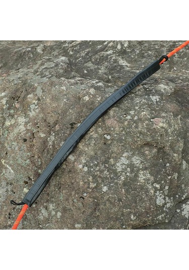 Suntek Açık Kaya Tırmanışı Halat Koruyucusu Abseiling Siyah