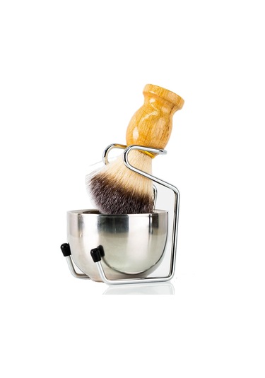 Suntek Kase Ve Fırçalı Paslanmaz Çelik Tıraş Standı