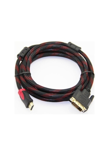 Hdmi To Dvi 24+1 Çevirici Dönüştürücü Monitör Kablosu 1.5 m