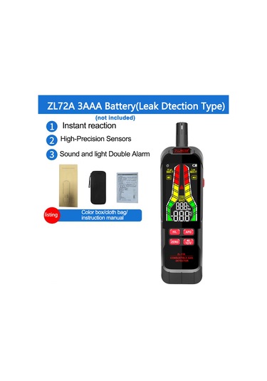 Elde Taşınabilir Yanıcı Gazlar Kaçak Dedektörü Doğal E24898-1
