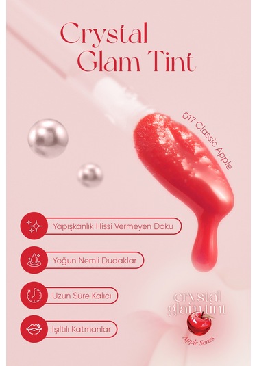 Clio Crystal Glam Tint 17 Classic Apple
