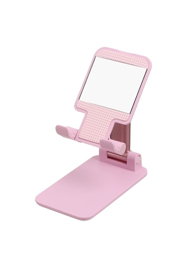 Teleskopik Uzayıp Kısalan Model Masaüstü Telefon Tutucu Aynalı