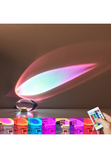 Angel Eyes Kristal Gece Işık'ı Gökkuşağı Atomeri 1 Diğer