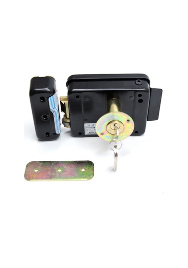 Otomatsan 70mm Siyah Elektrikli Kapı Otomatı