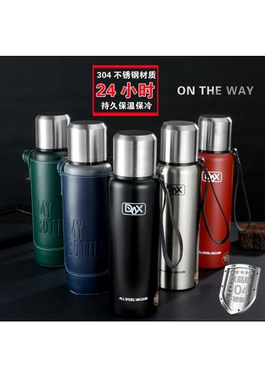 Kapris Çift Katlı Paslanmaz Çelik Termos 750ml Yeşil Kap-295 Yeşil