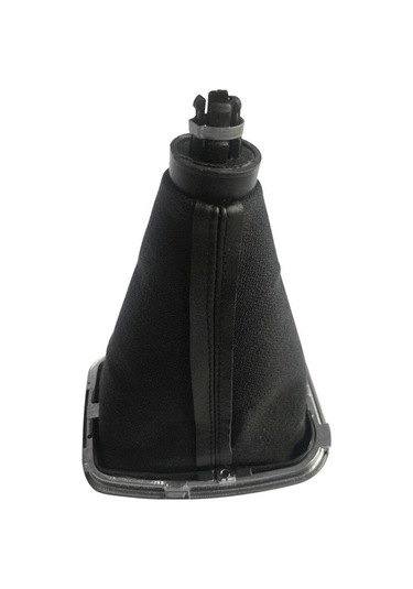 Didadodo Yüksek Kaliteli Pu Deri 6 Vites Topuzu Kılıfı - Vw Golf, Bora, Jetta İçin Dayanıklı Ve Rahat. Siyah, Yeni Tasarım Siyah