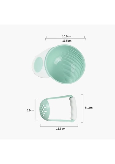 Bebek Ek Gıda Öğütme Kabı Bebek Manuel Öğütücü Çocuk Meyve