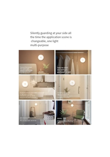 Xurunkeji Puck Light Led Hareket Sensörlü Dolap Işıkları Usb Şarj Edilebilir Dolap Altı Tezgah Aydınlatma Gece Lambası Sıcak Beyaz 6 Adet Beyaz Xurunkeji Puck Light Led Hareket Sensörlü Dolap Işıkları Usb Şarj Edilebilir Dolap Altı Tezgah Aydınlatma Gece Lambası Sıcak Beyaz 6 Adet Beyaz
