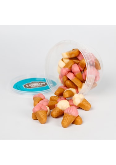 Karışık Aromalı Yumuşak Şeker Dondurma Şekilli 120 G -371