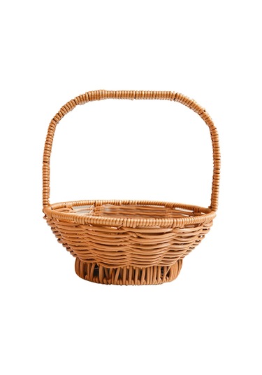 Homyl Açık Plaj Alışverişi Için Dokuma 14cmx25cm Kahverengi