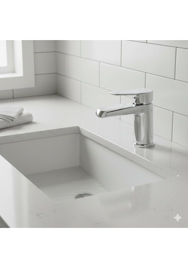 Eczacıbaşı Punto 301 Sabit Lavabo Bataryası Krom