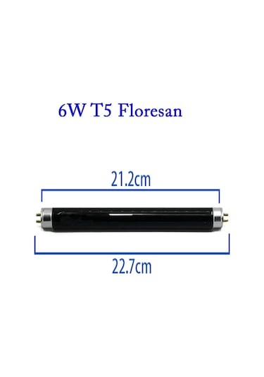 Şahnet 6W T5 BLB Floresan Ampul Mor Işık - Para Makinesi Lambası