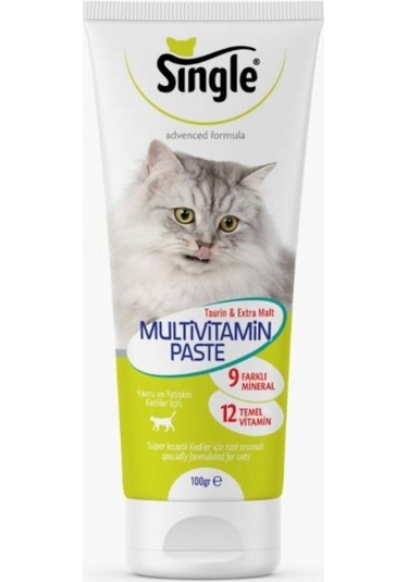 Single Cat Kediler İçin Multivitamin Macun 100 G