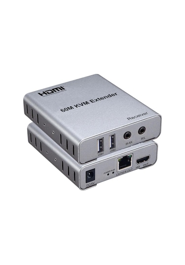 Ayt Fully H-608l 4k Uhd 60 Metre Kvm Switch Hdmı Extender Cat5-6 Uzatıcı