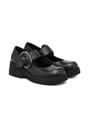 Nero Black Sneaker Günlük Kadın 25k12021 Vergelio Skin Nero Bej